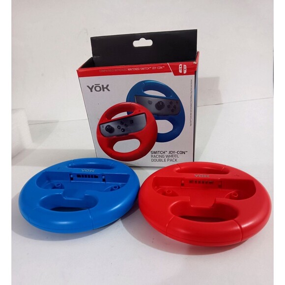 YŌK Nintendo Switch Joy-Con Racing Wheel Double Pack In Box - Picture 1 of 10